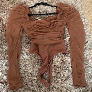 COPY - House of cb ruched tip bodysuit sold out xs